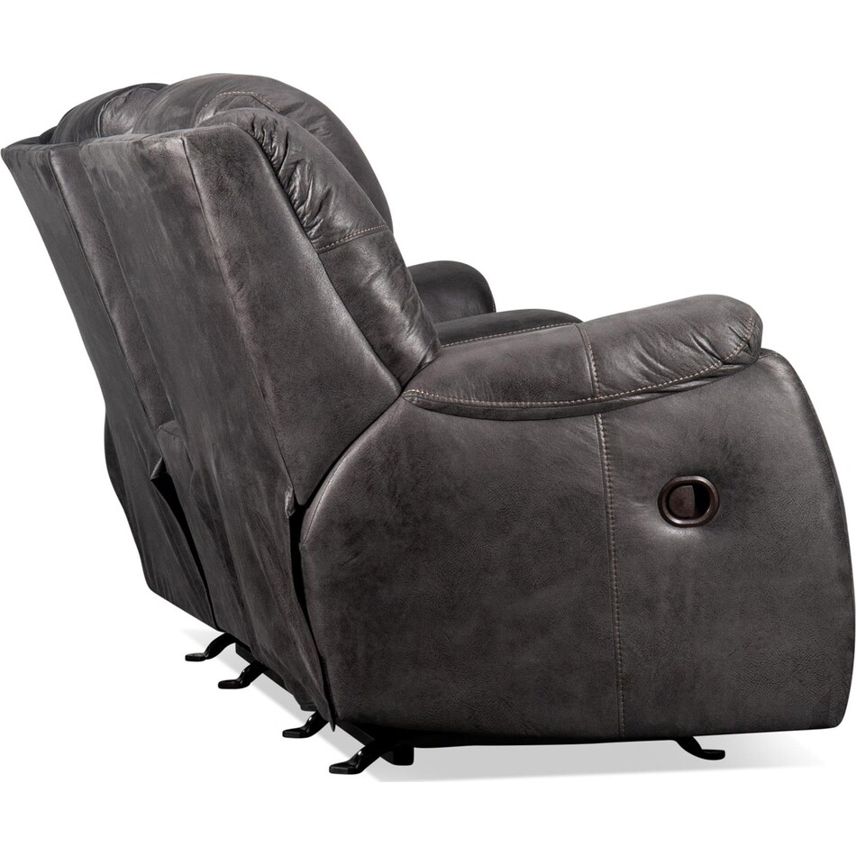 joseph grey reclining loveseat   