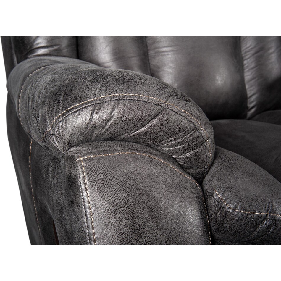 joseph grey reclining loveseat   