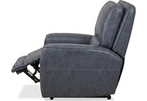 jovan indigo leathe rpower recliner   