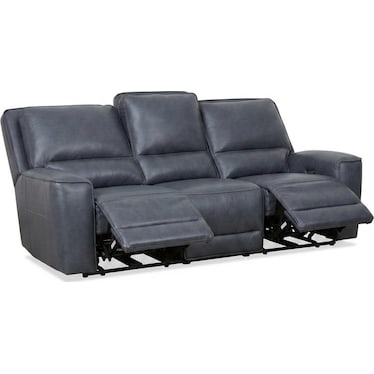 JOVAN LEATHER DUAL POWER RECLINING SOFA