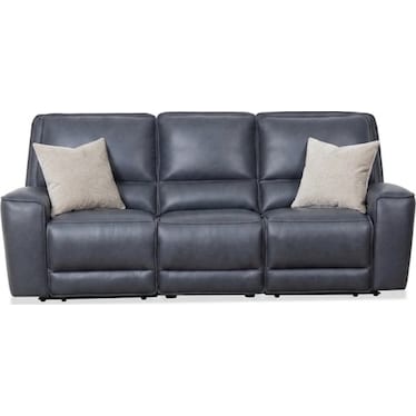 JOVAN LEATHER DUAL POWER RECLINING SOFA