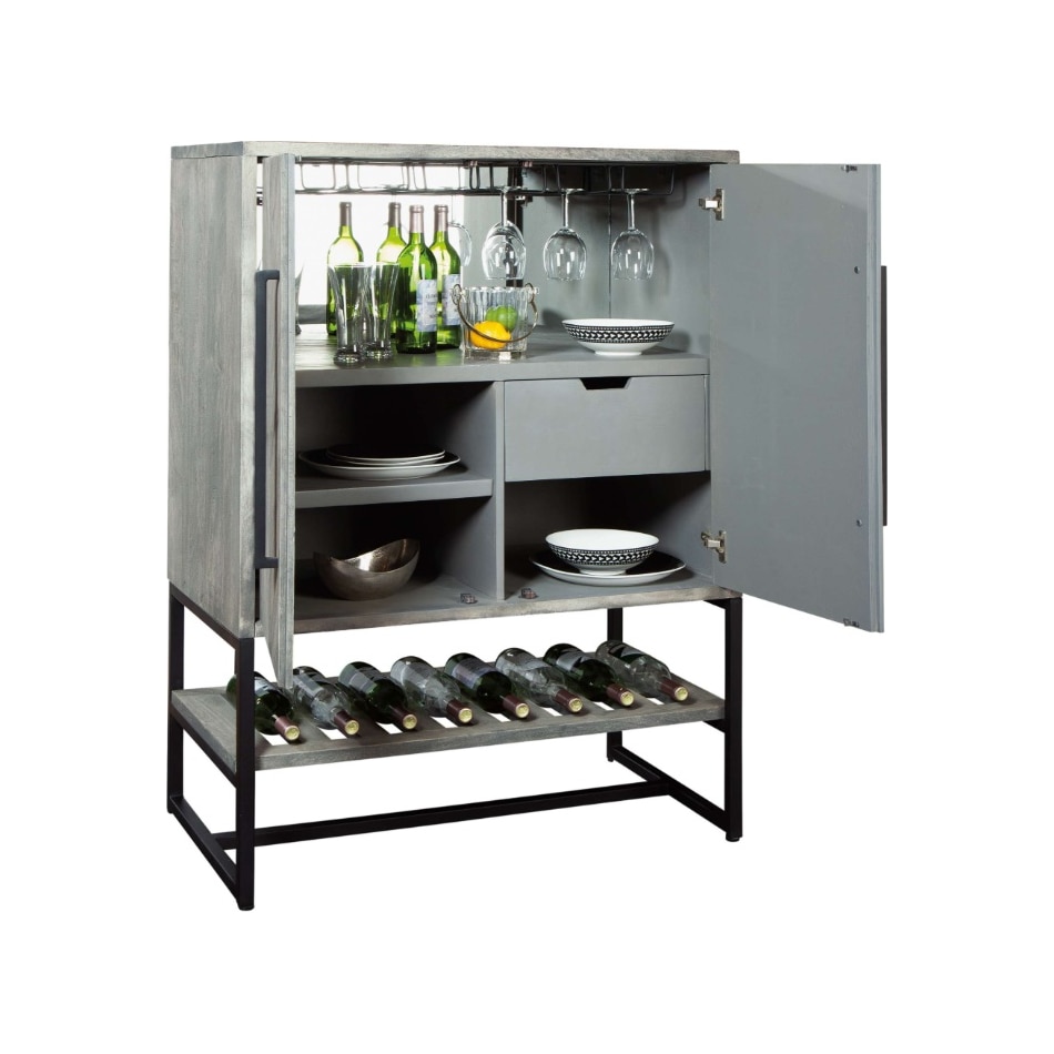 jovial grey accent cabinet   