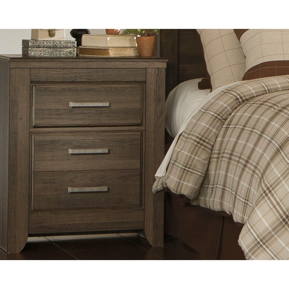 juararo dark brown nightstand   