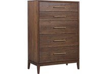 judson modern walnut chest   