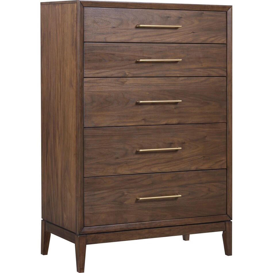 judson modern walnut chest   
