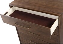 judson modern walnut chest   