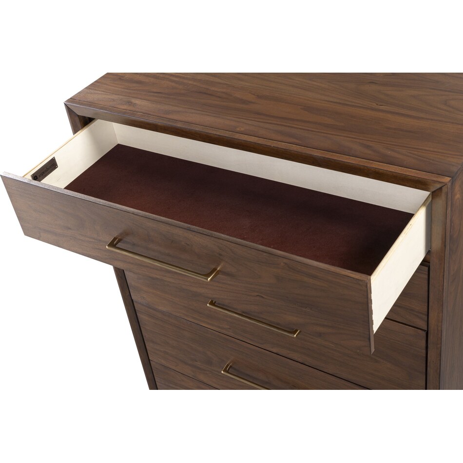 judson modern walnut chest   
