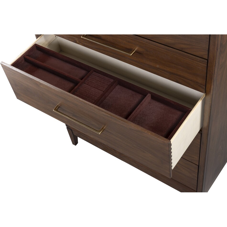 judson modern walnut chest   