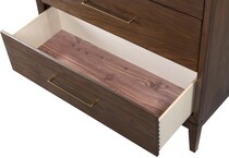 judson modern walnut chest   