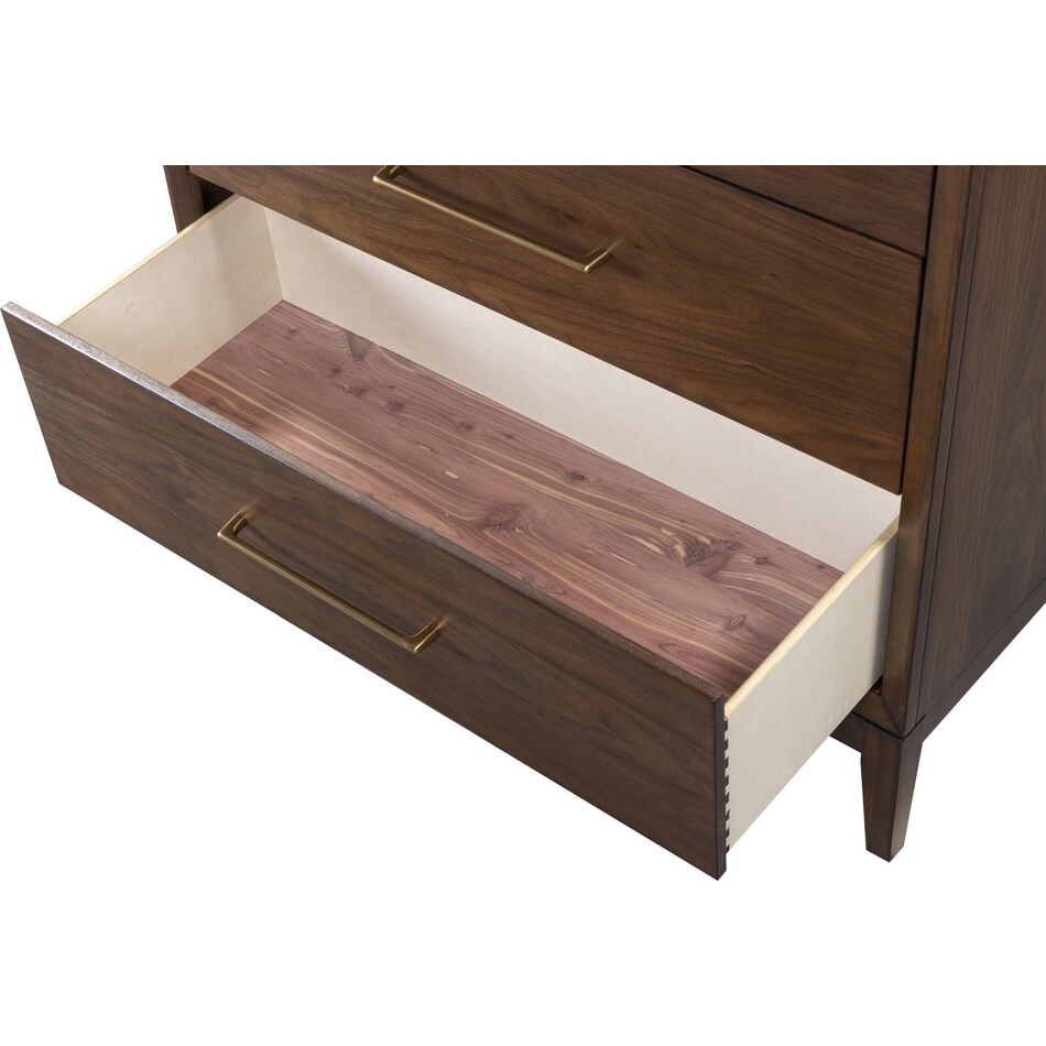 judson modern walnut chest   