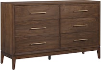 judson modern walnut dresser   