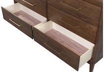 judson modern walnut dresser   