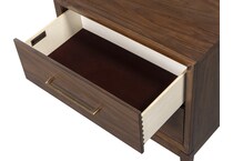 judson modern walnut nightstand   