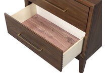 judson modern walnut nightstand   