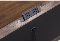 judson modern walnut nightstand   