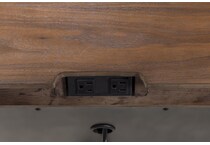 judson modern walnut nightstand   