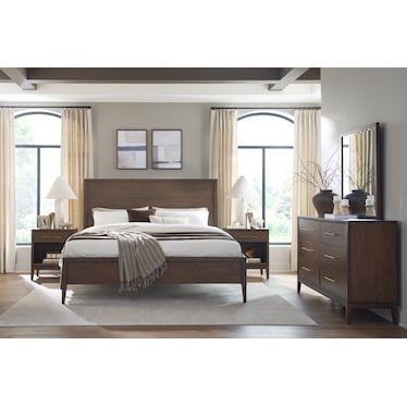 JUDSON KING PANEL BED