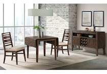 kai brushed mango wood finish sideboard server   