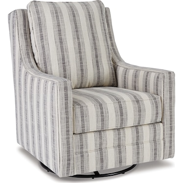 KAMBRIA SWIVEL GLIDER ACCENT CHAIR
