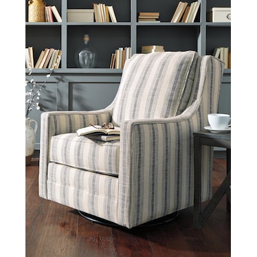 KAMBRIA SWIVEL GLIDER ACCENT CHAIR