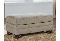 kananwood brown ottoman   