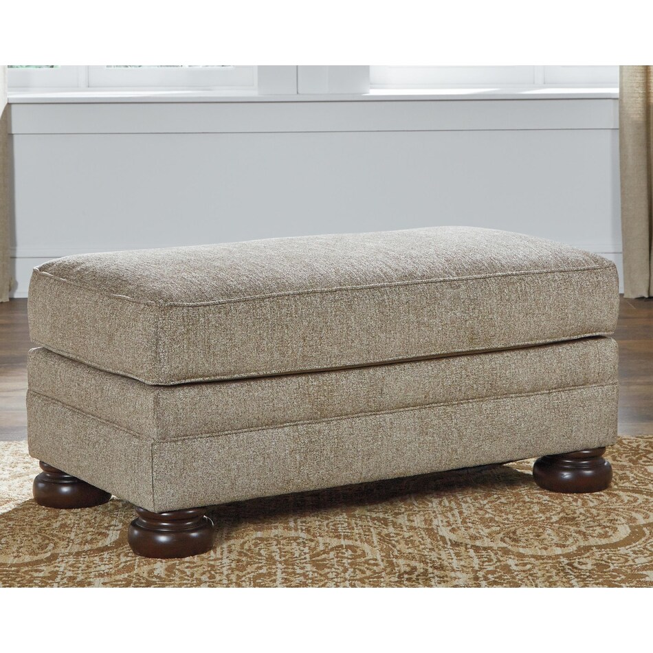 kananwood brown ottoman   