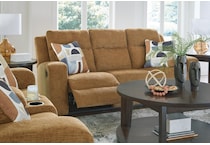 kanlow brown reclining sofa   