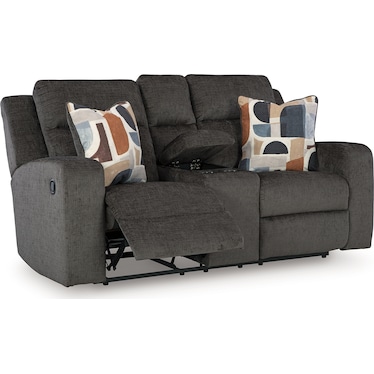 Kanlow Reclining Loveseat with Console