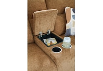 kanlow honey reclining console loveseat   