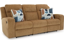 kanlow honey reclining sofa   