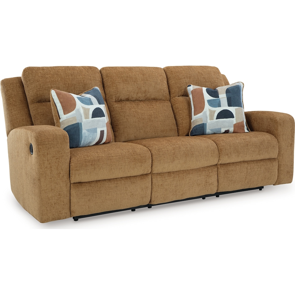 kanlow honey reclining sofa   