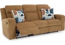 kanlow honey reclining sofa   