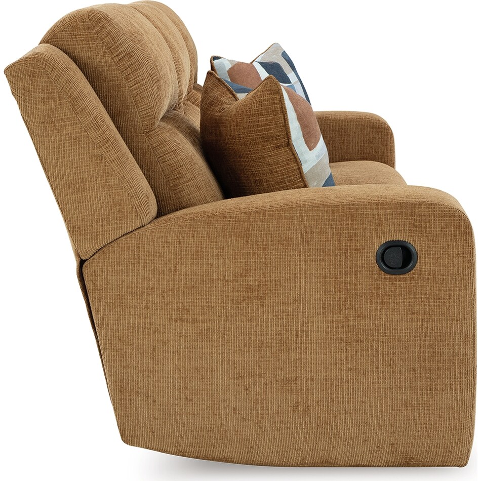 kanlow honey reclining sofa   