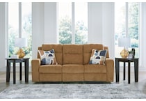 kanlow yellow reclining sofa   