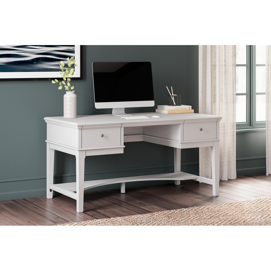 kanwyn whitewash desk   