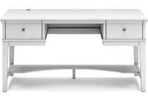 kanwyn whitewash desk   