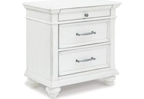 kanwyn whitewash nightstand   