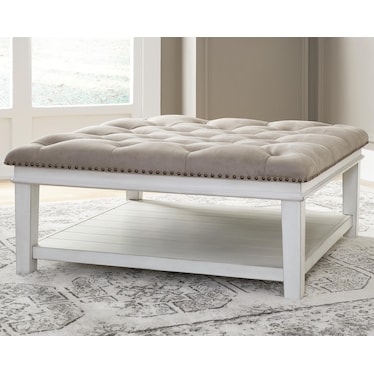 KANWYN UPHOLSTERED OTTOMAN COFFEE TABLE