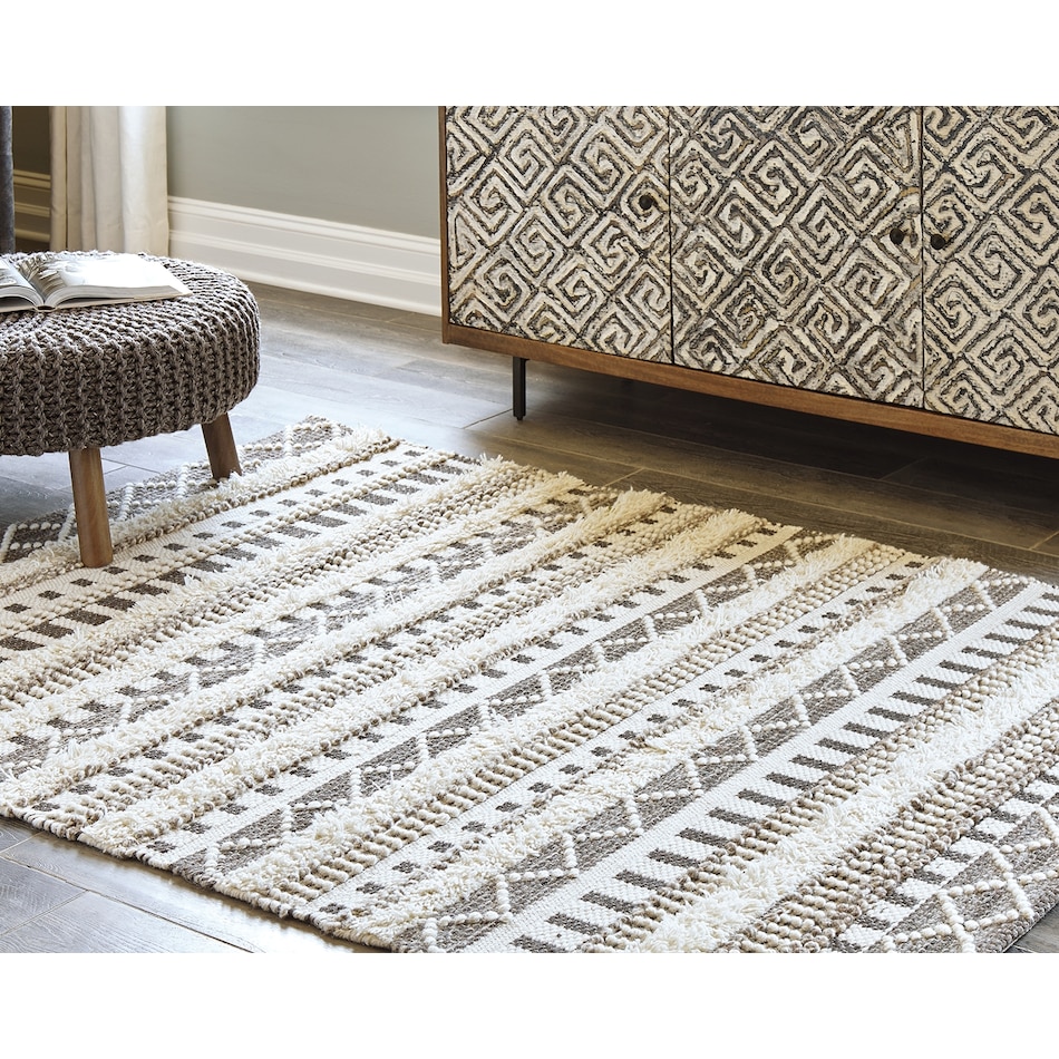 karalee ivory brown rug meduim   
