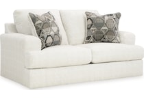 karinne linen loveseat   