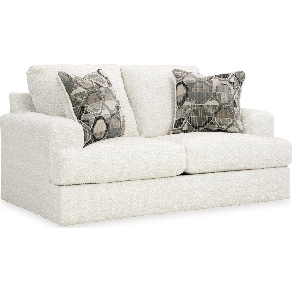 karinne linen loveseat   