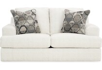 karinne linen loveseat   