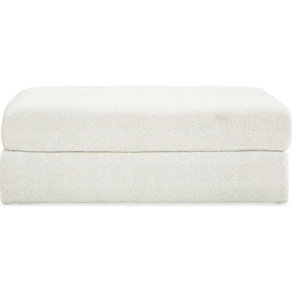 karinne linen ottoman   