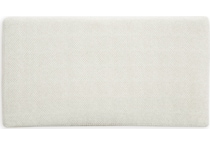 karinne linen ottoman   