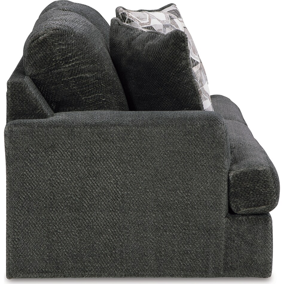 karinne smoke loveseat   