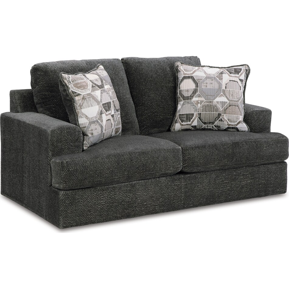 karinne smoke loveseat   