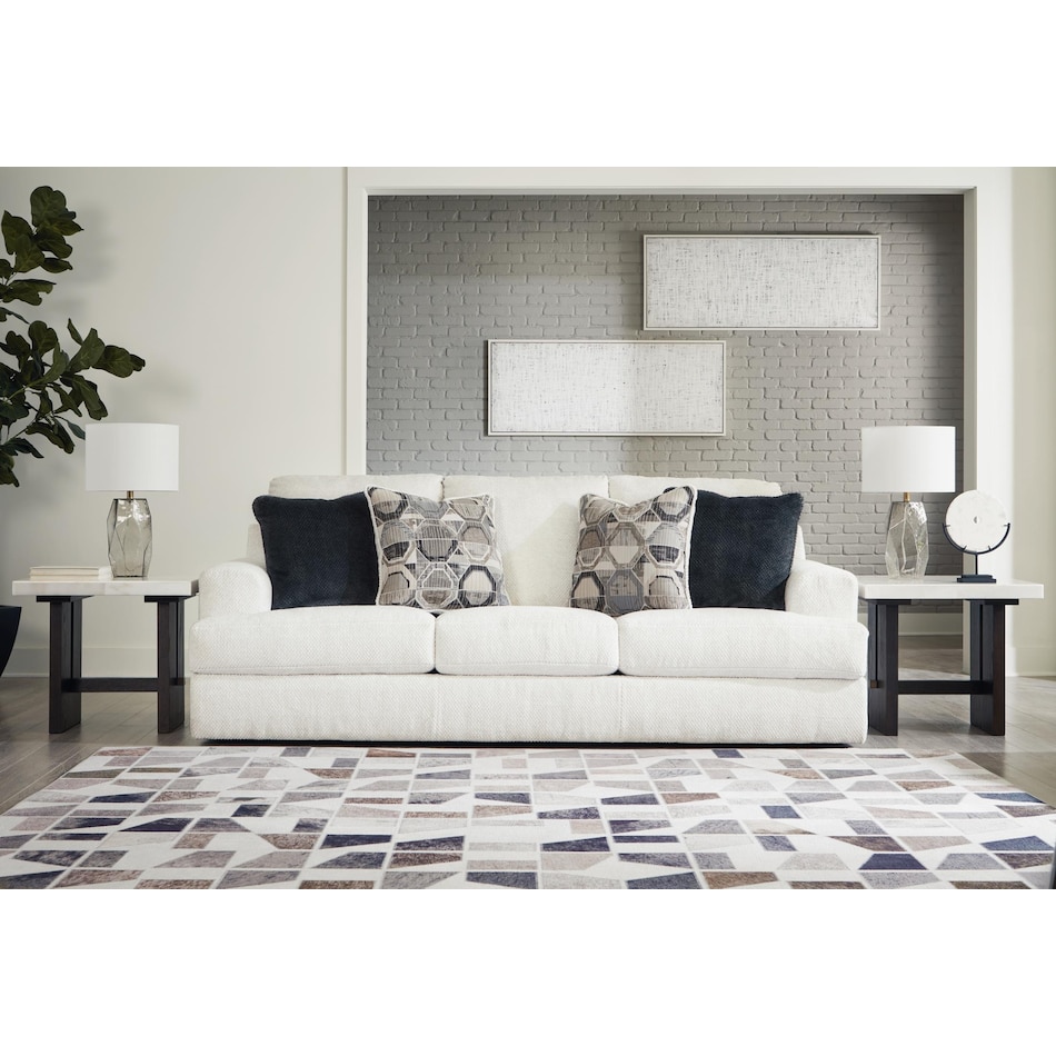 karinne white sofa   