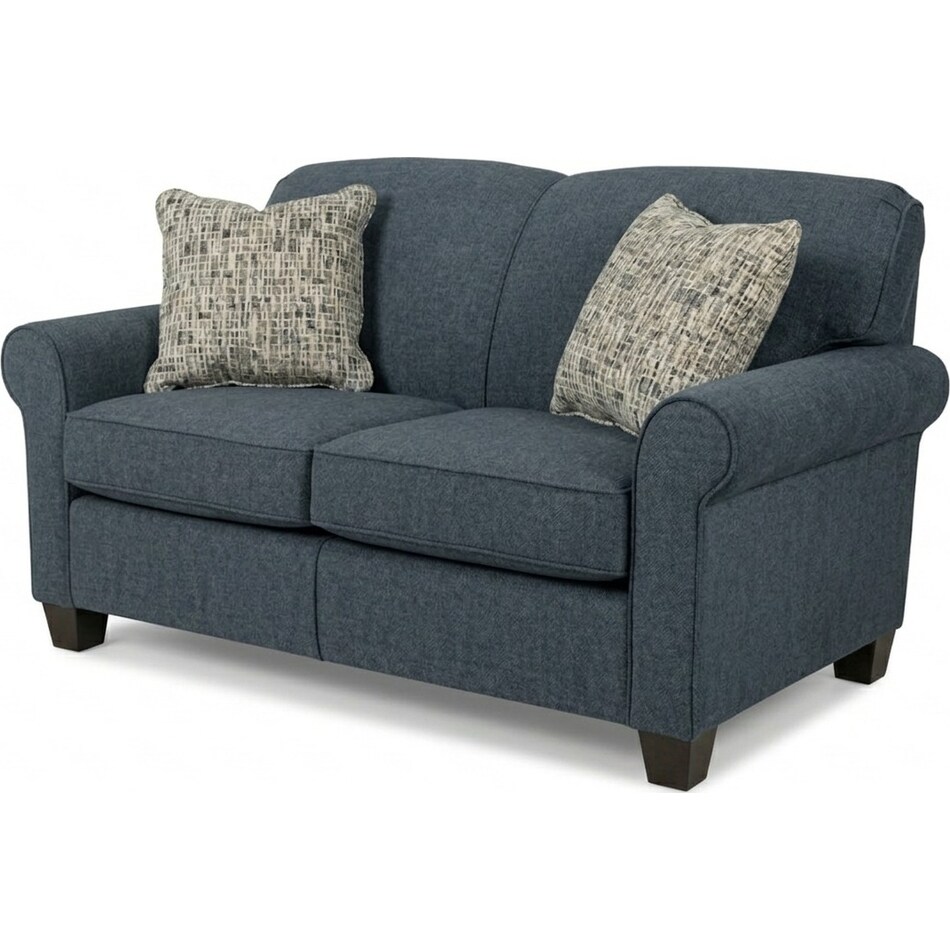 karsen remi slate loveseat   