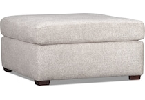kate light grey ottoman   