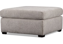 kate light grey ottoman   